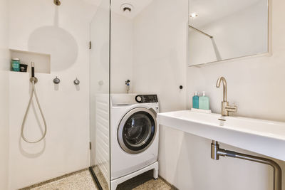 Interior of bathroom