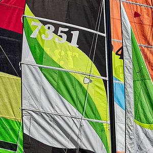 Full frame shot of multi colored flag