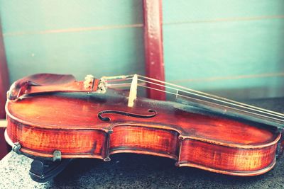 Close-up of old fashioned on stage