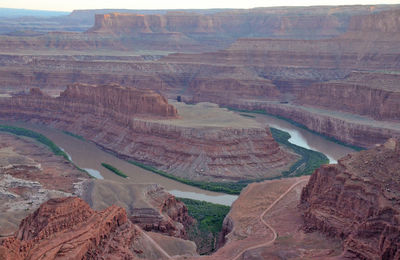 Scenic view of mountains