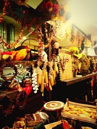 View of illuminated lights