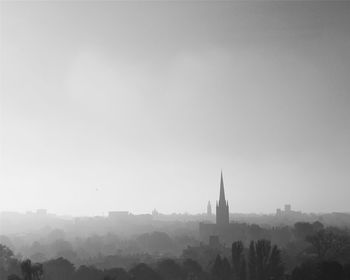 View of cityscape against sky