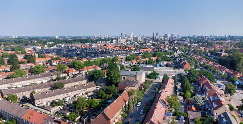 Areal city view from the south of eindhoven