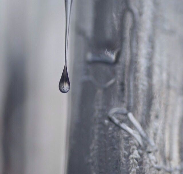 close-up, focus on foreground, drop, selective focus, water, wet, detail, day, no people, part of, outdoors, reflection, nature, metal, fragility, transparent, weather, rain, glass - material
