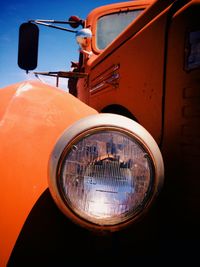 View of train against sky