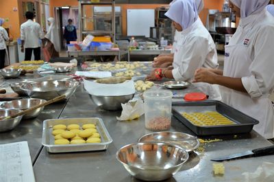 View of food served in restaurant