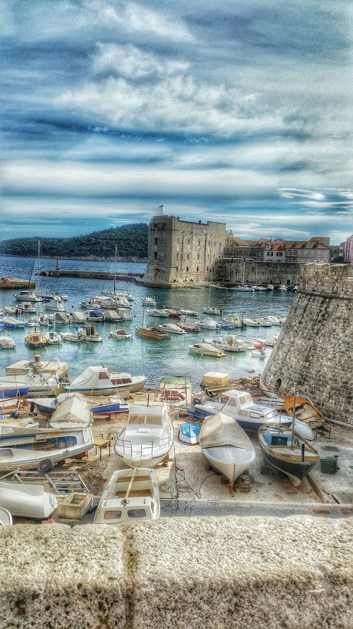 Dubrovnik Dubrovnik, Croatia Croatia Boats Boat Oldtown Sea Sky Clouds Blue