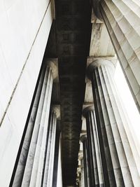 Low angle view of bridge against sky