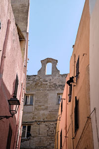 Low angle view of buildings against sky