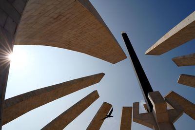 Low angle view of building against sky