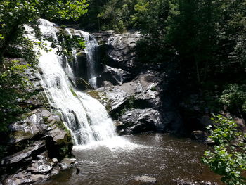 Waterfall at cherokee national forest