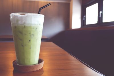 Close-up of drink on table