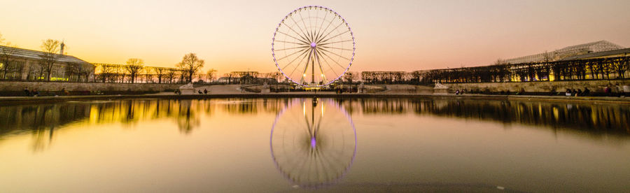 Garden of tuileries, in paris