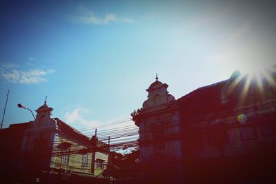 Low angle view of a temple