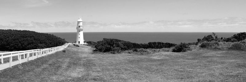 Lighthouse at seaside