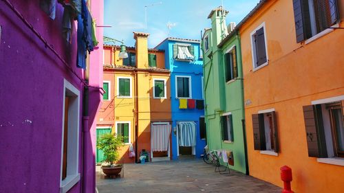 Houses against sky