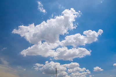 Low angle view of clouds in sky