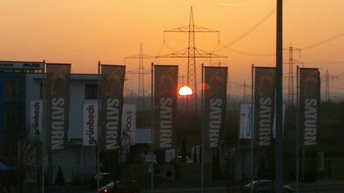 View of sky at sunset