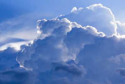 Low angle view of clouds in sky