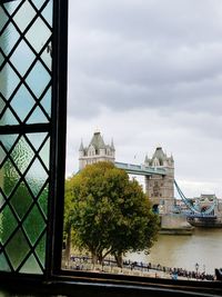 View of cathedral against cloudy sky