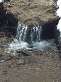 View of waterfall