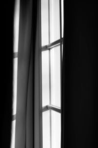 Close-up of window at home