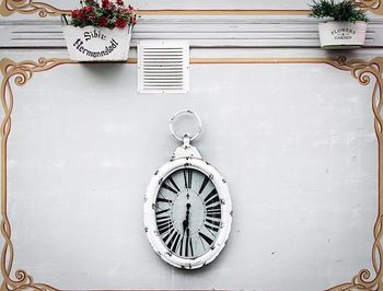 Clock on wall
