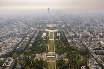 High angle view of cityscape