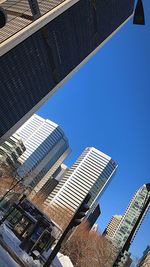 Low angle view of skyscrapers