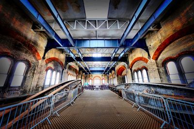 Interior of abandoned building