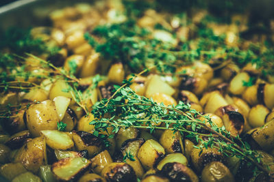 Close-up of prepared food