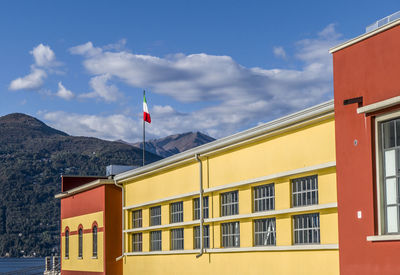 Buildings against sky in city