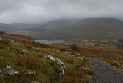 Scenic view of landscape against sky