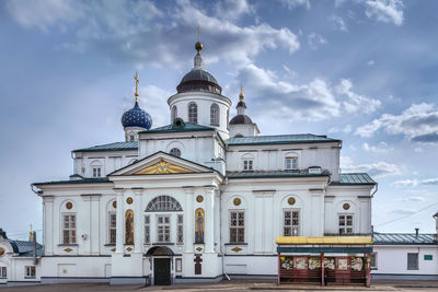 Low angle view of building against sky