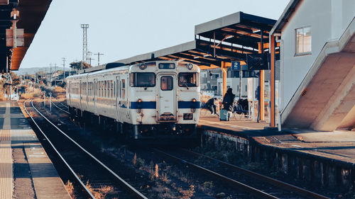 Old japanese disel train 147