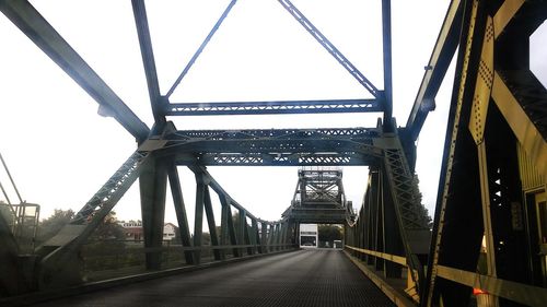 View of bridge at night