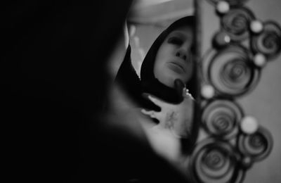 Close-up of mannequin