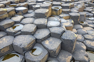 Full frame shot of stones