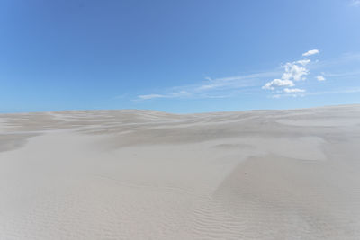 Scenic view of desert against sky