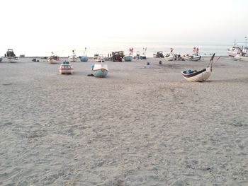 Group of people on beach