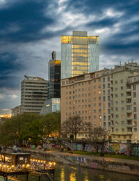 Buildings in city