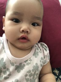 Portrait of cute baby