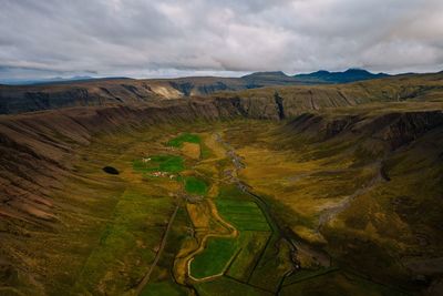 Scenic view of landscape against sky