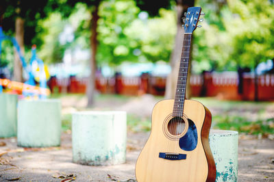 Close-up of guitar