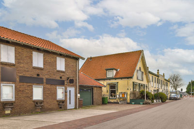 Houses in city