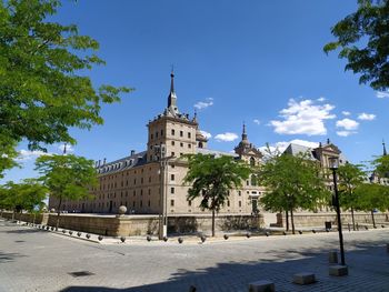 View of building against blue sky