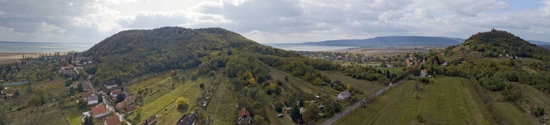 Panoramic view of landscape against sky