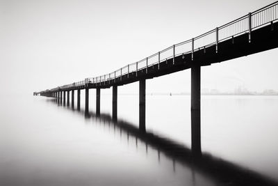 Pier in sea