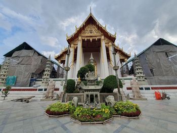 Panoramic view of a building