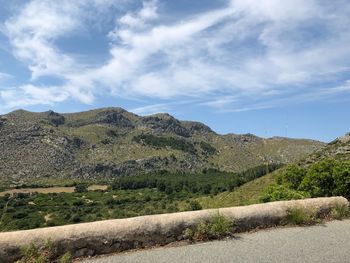 Scenic view of landscape against sky